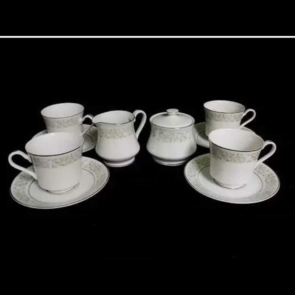 Set of 4 Floral Taihei China Teacup